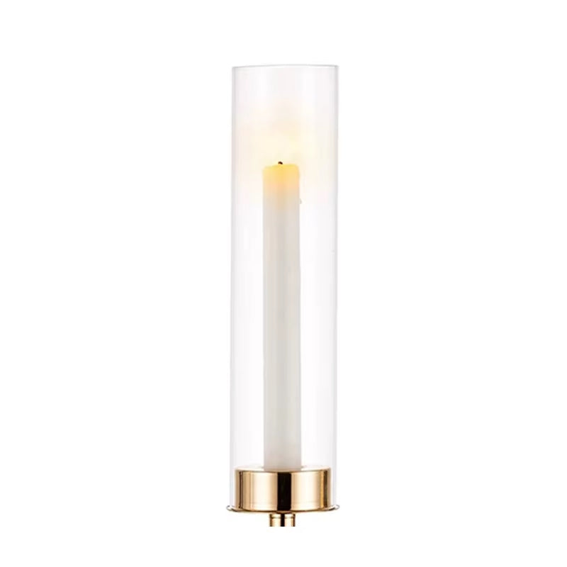 Moderner Glas-Kerzenständer