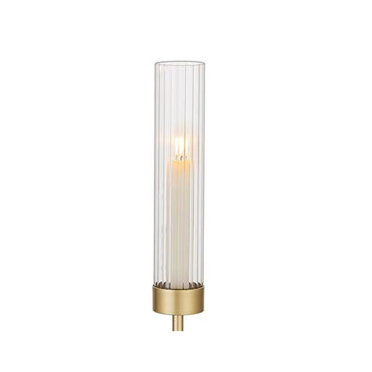 Moderner Glas-Kerzenständer